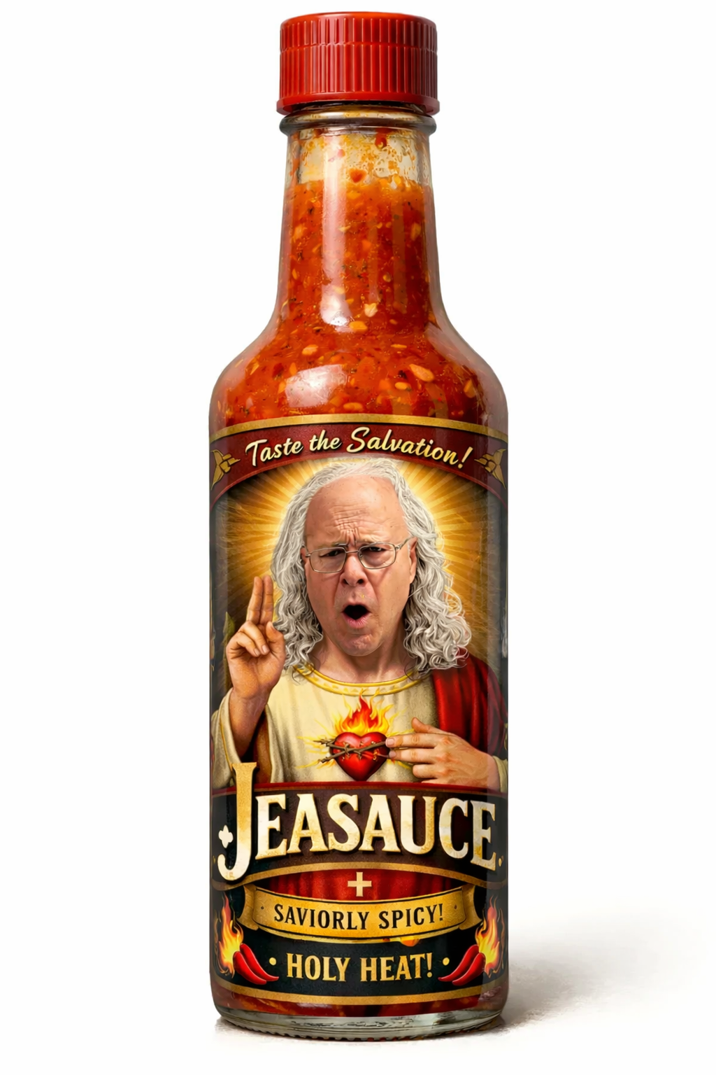 Jeasauce Holy Hot Sauce Bottle